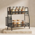 Black Stainless Steel Kitchen Storage Organizer 1Pc