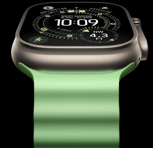 Apple Watch Ultra 3 Grey SiliconStrap