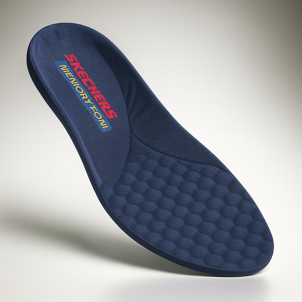 Premium Blue Zip Insole for Men Women Comfort
