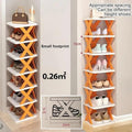 Stylish X-Shaped Shoe Rack for Small Spaces