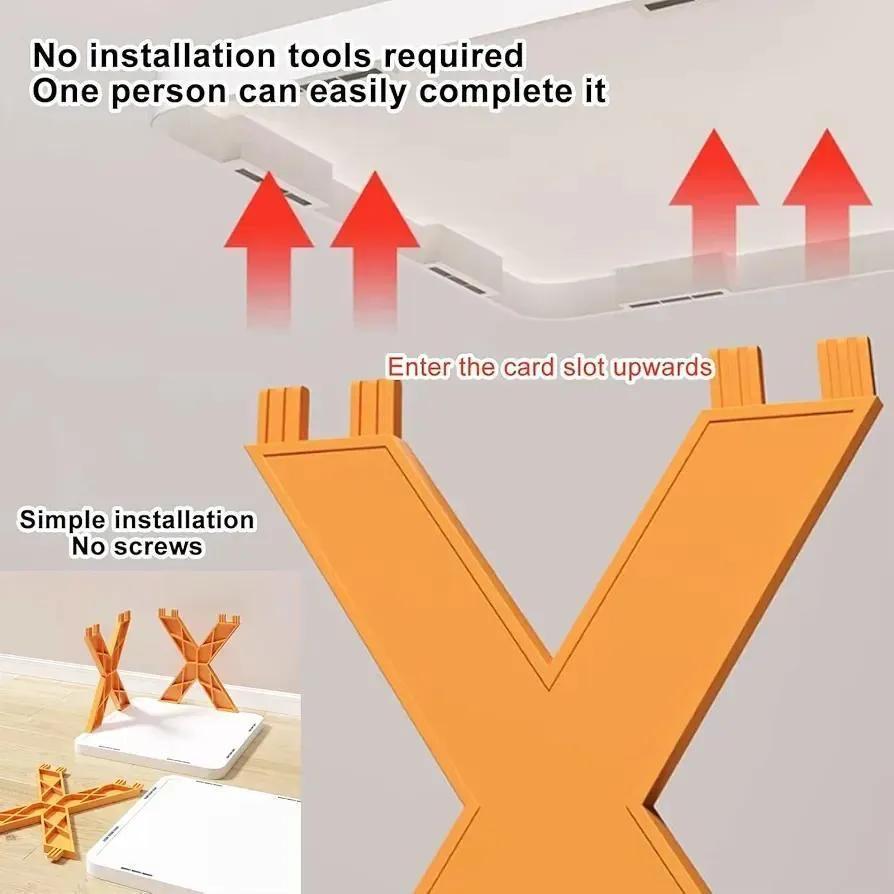 Stylish X-Shaped Shoe Rack for Small Spaces