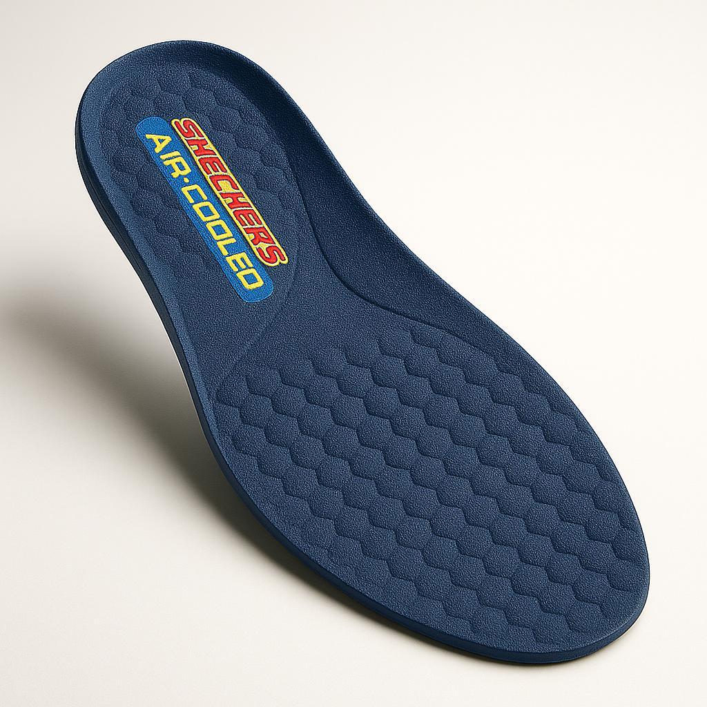 Premium Blue Zip Insole for Men Women Comfort